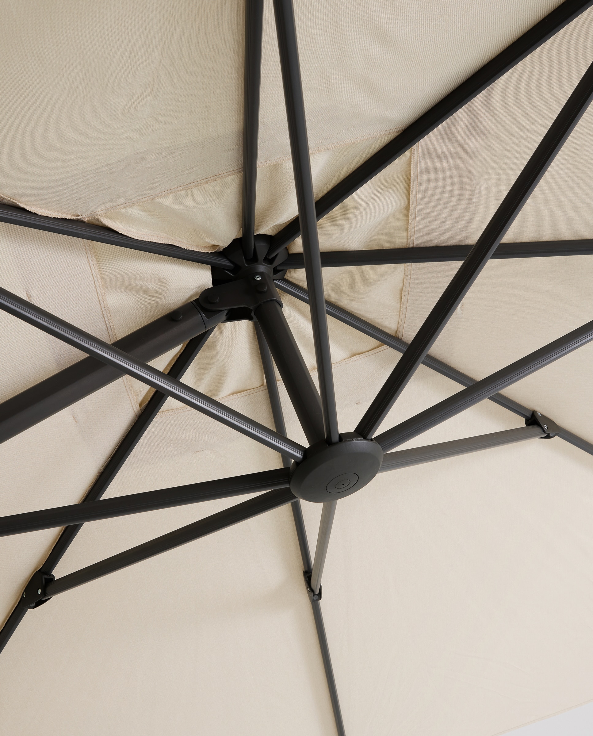 Parasol excéntrico de aluminio y olefín Gobi Cru-3