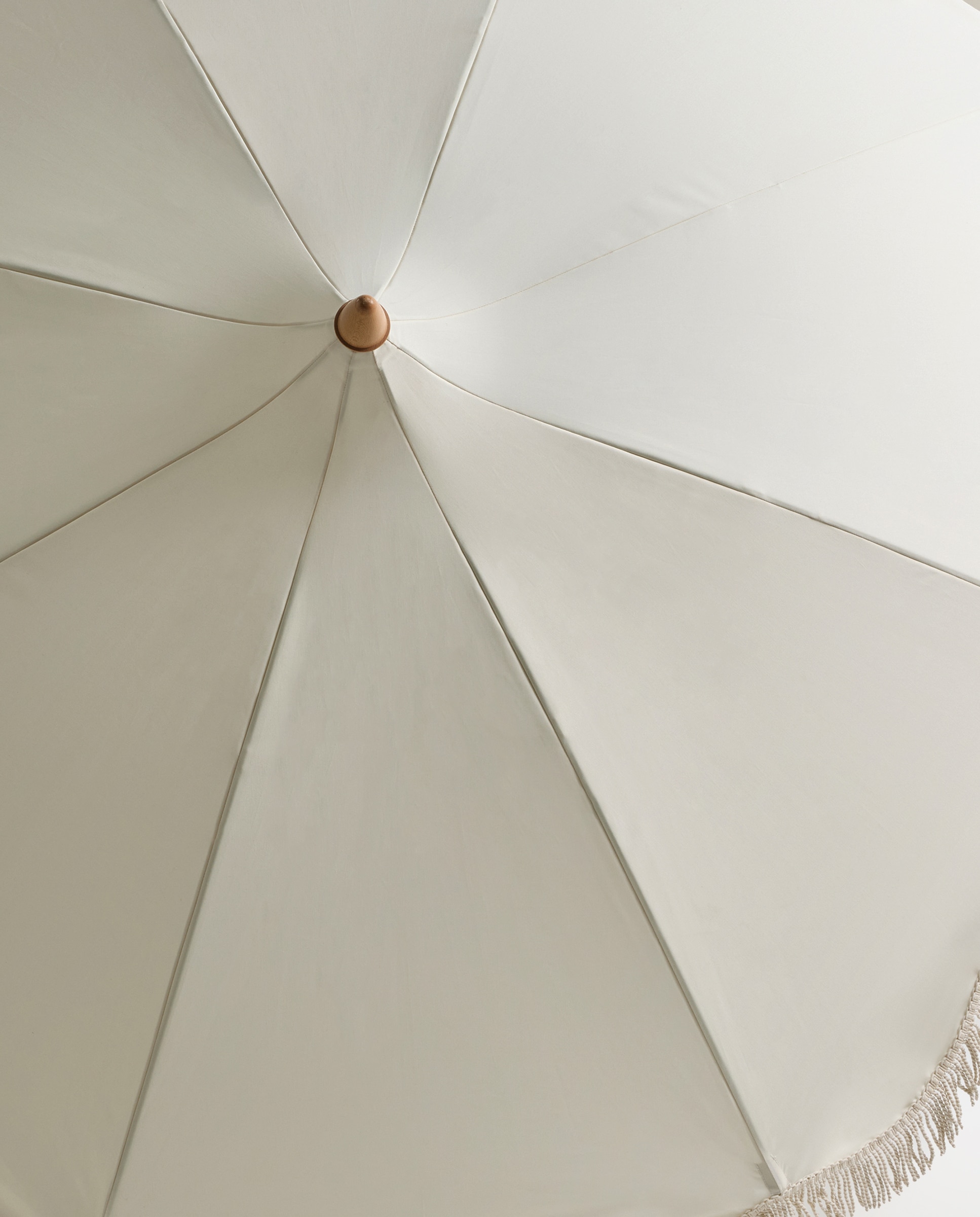 Chapéu de Sol com Franjas Marin Branco-2