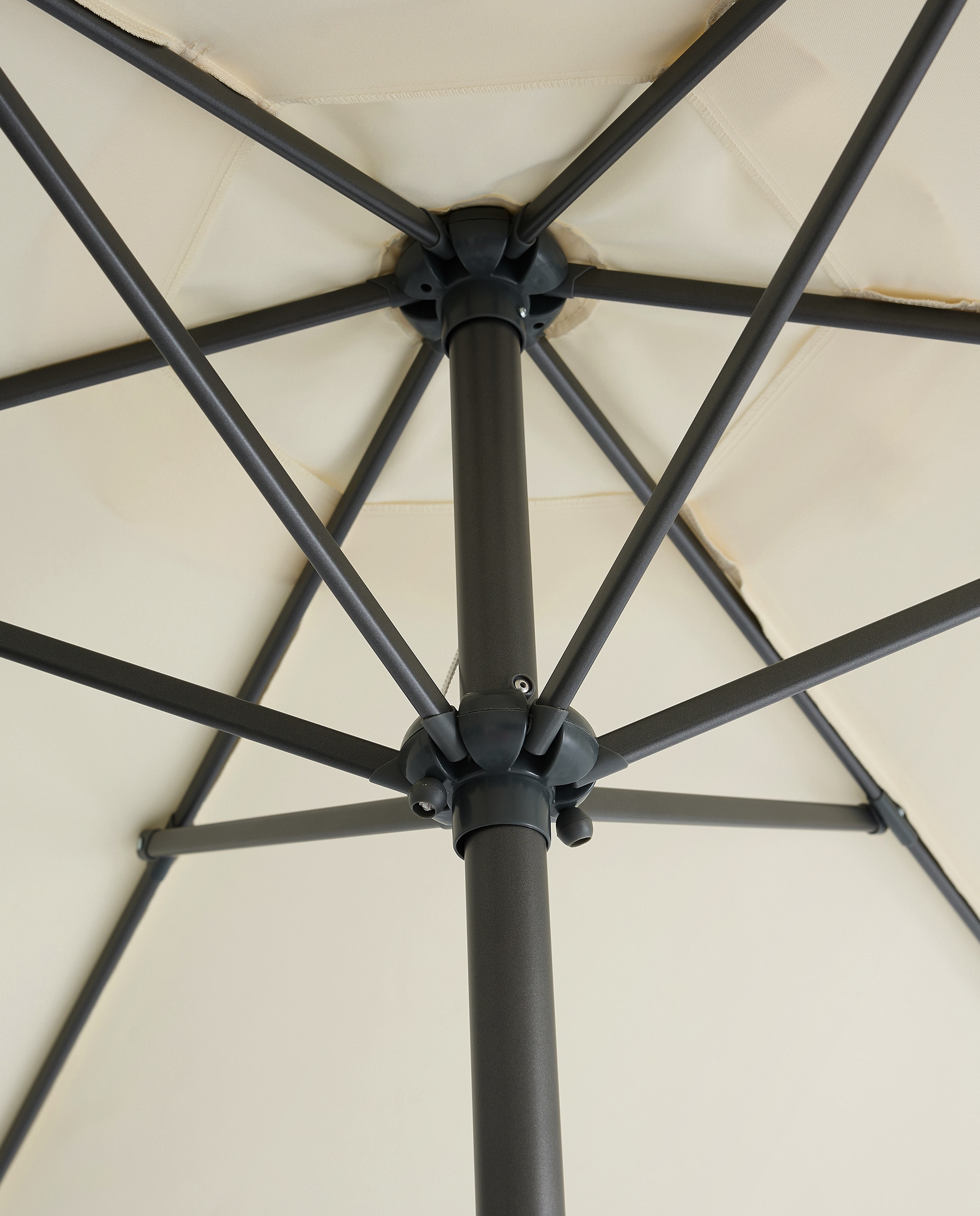 Parasol de acero New Duna Blanco-4