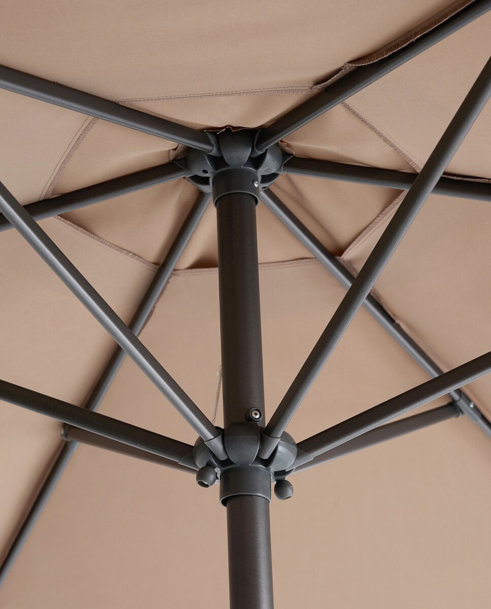 Parasol de acero New Duna Tostado-4