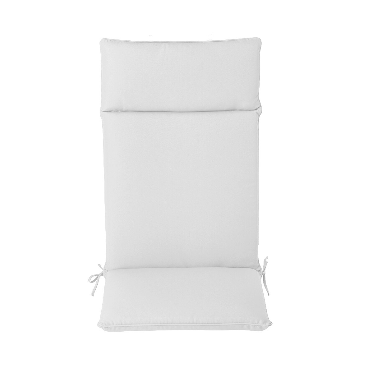 Cojín de asiento con respaldo alto Basic El Corte Inglés - Blanco roto Blanco roto-2