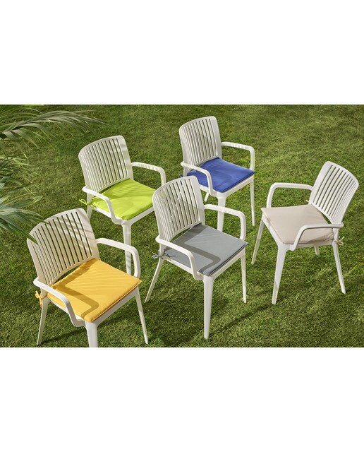 Pack de 2 cojines para asiento Basics El Corte Inglés Tostado-2