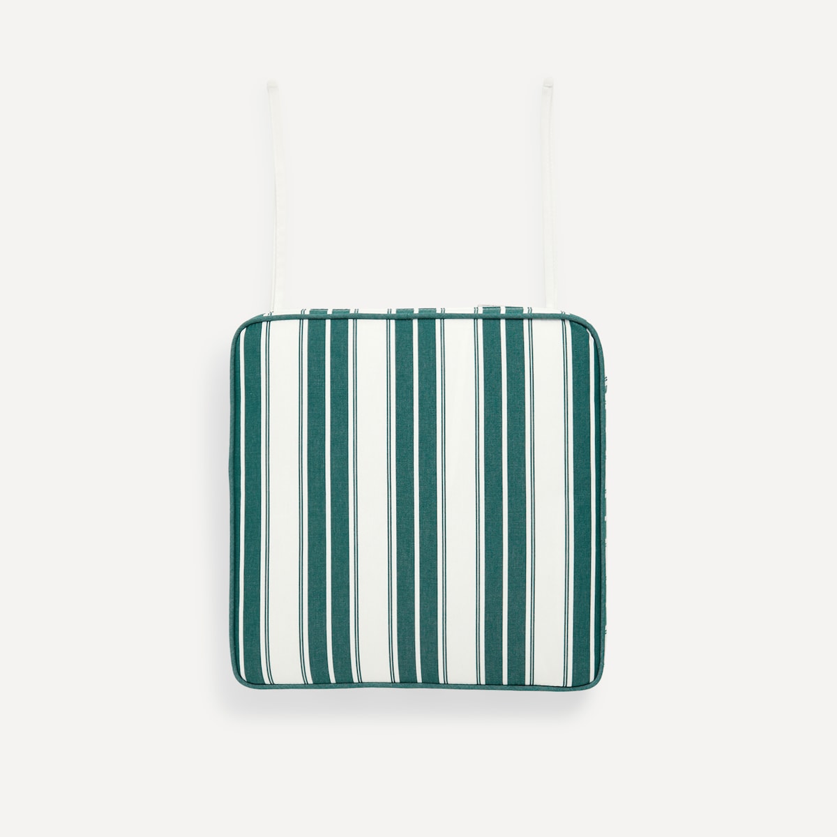 Almofada de Assento Sorrento Verde / Branco-1