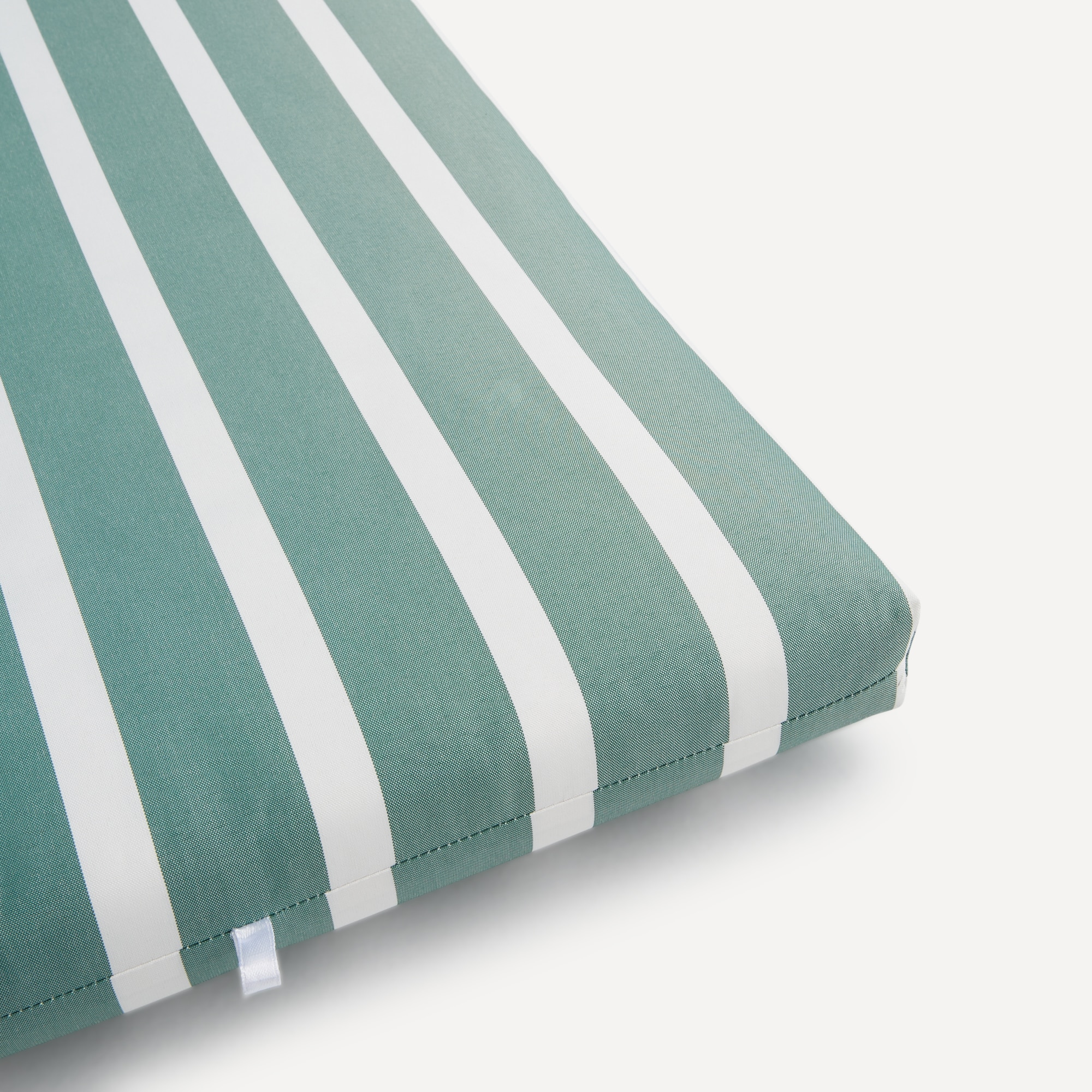 Cojín de rayas para tumbona 160 gr Basics El Corte Inglés Verde-2