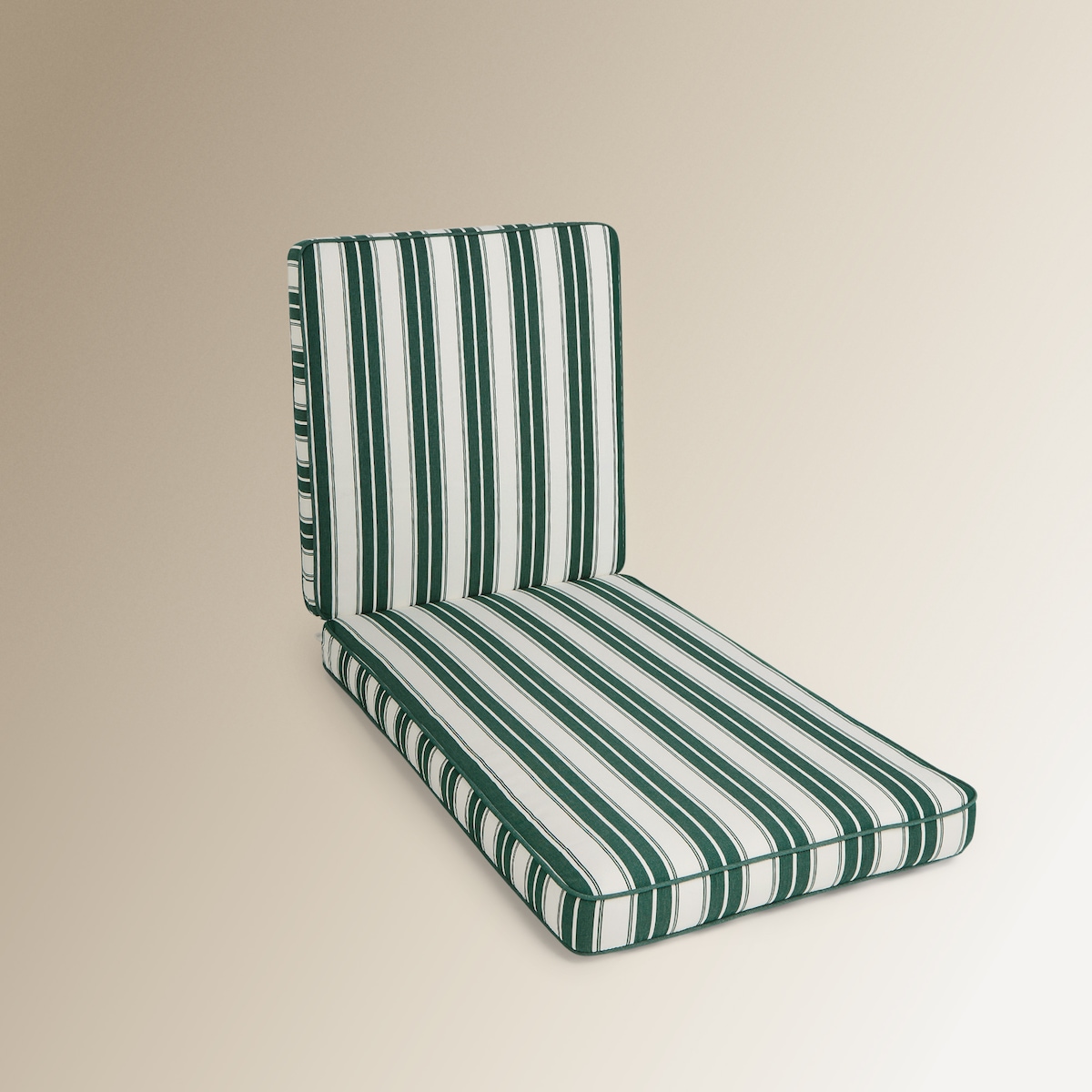 Almofada para Espreguiçadeira Sorrento Verde / Branco-1