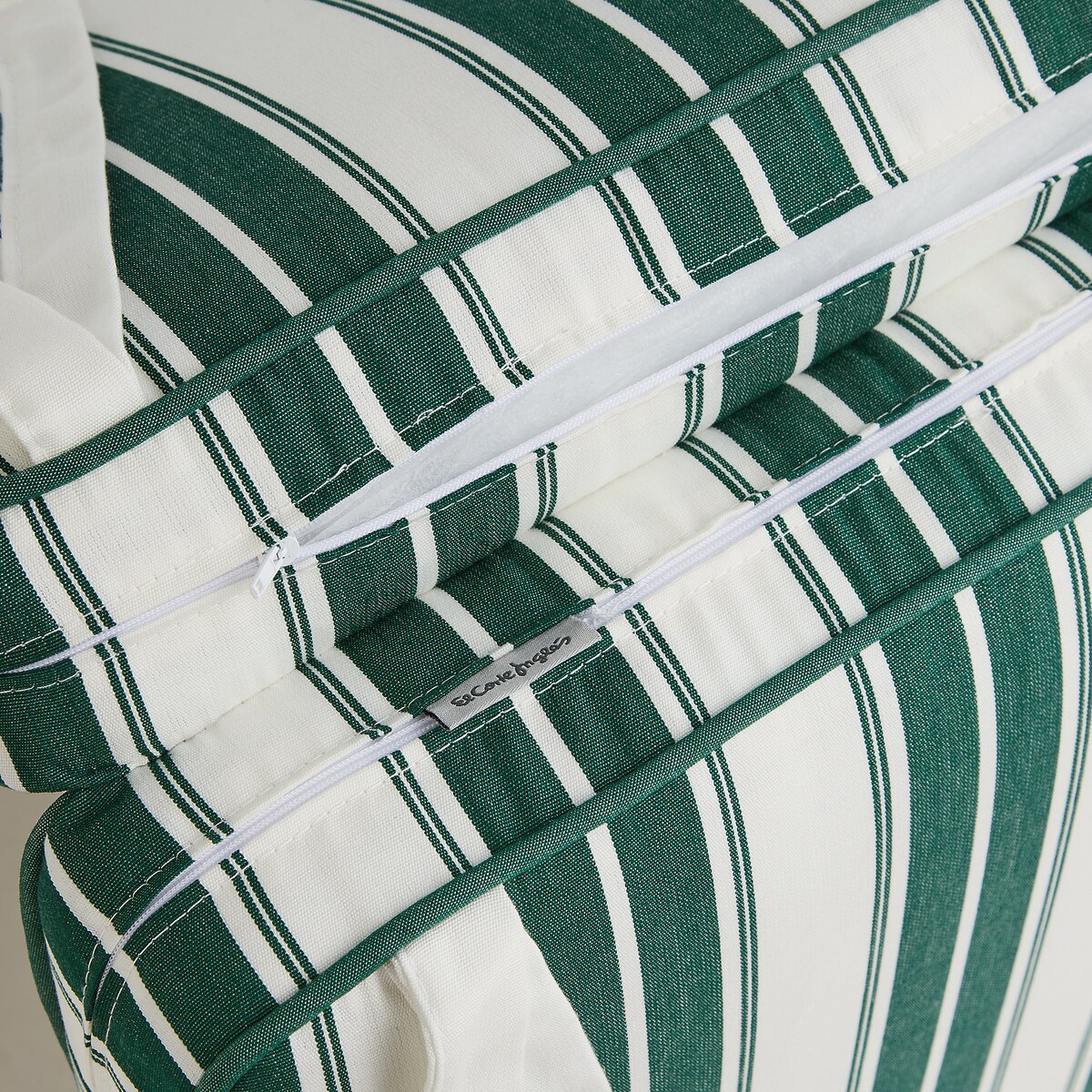 Almofada para Espreguiçadeira Sorrento Verde / Branco-4