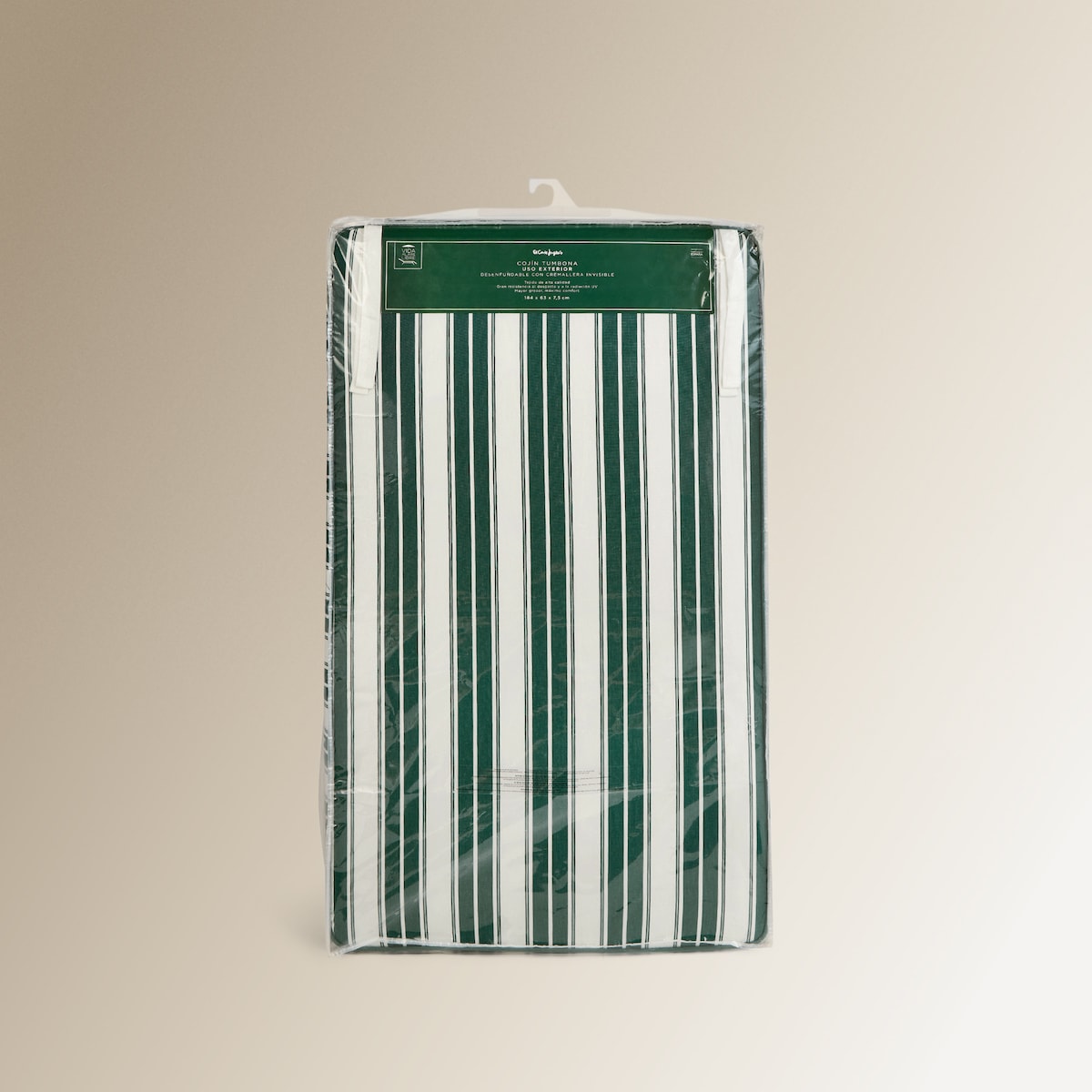 Almofada para Espreguiçadeira Sorrento Verde / Branco-6