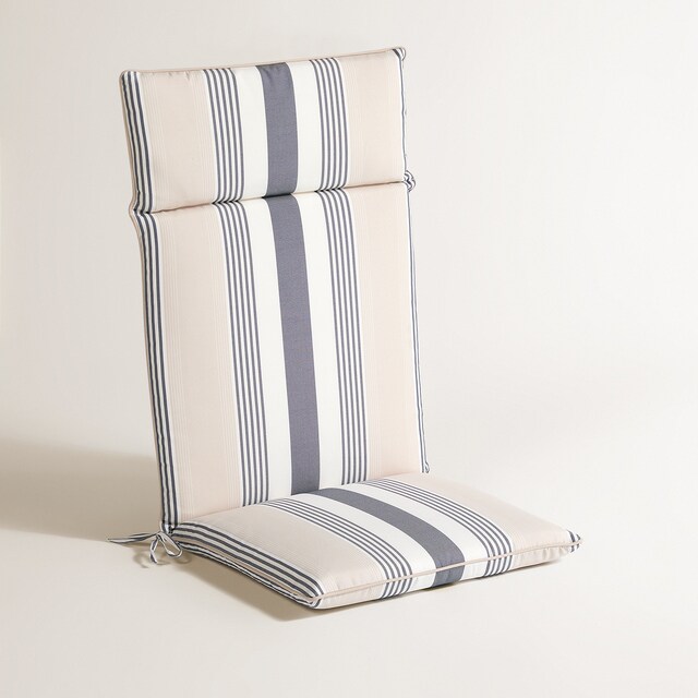 Imagen 0 de Cojín de rayas para asiento con respaldo alto 230 gr Basics El Corte Inglés