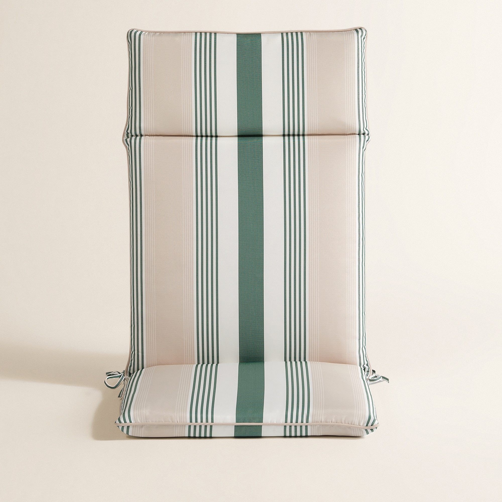 Cojín de rayas para asiento con respaldo alto 230 gr Basics El Corte Inglés 2