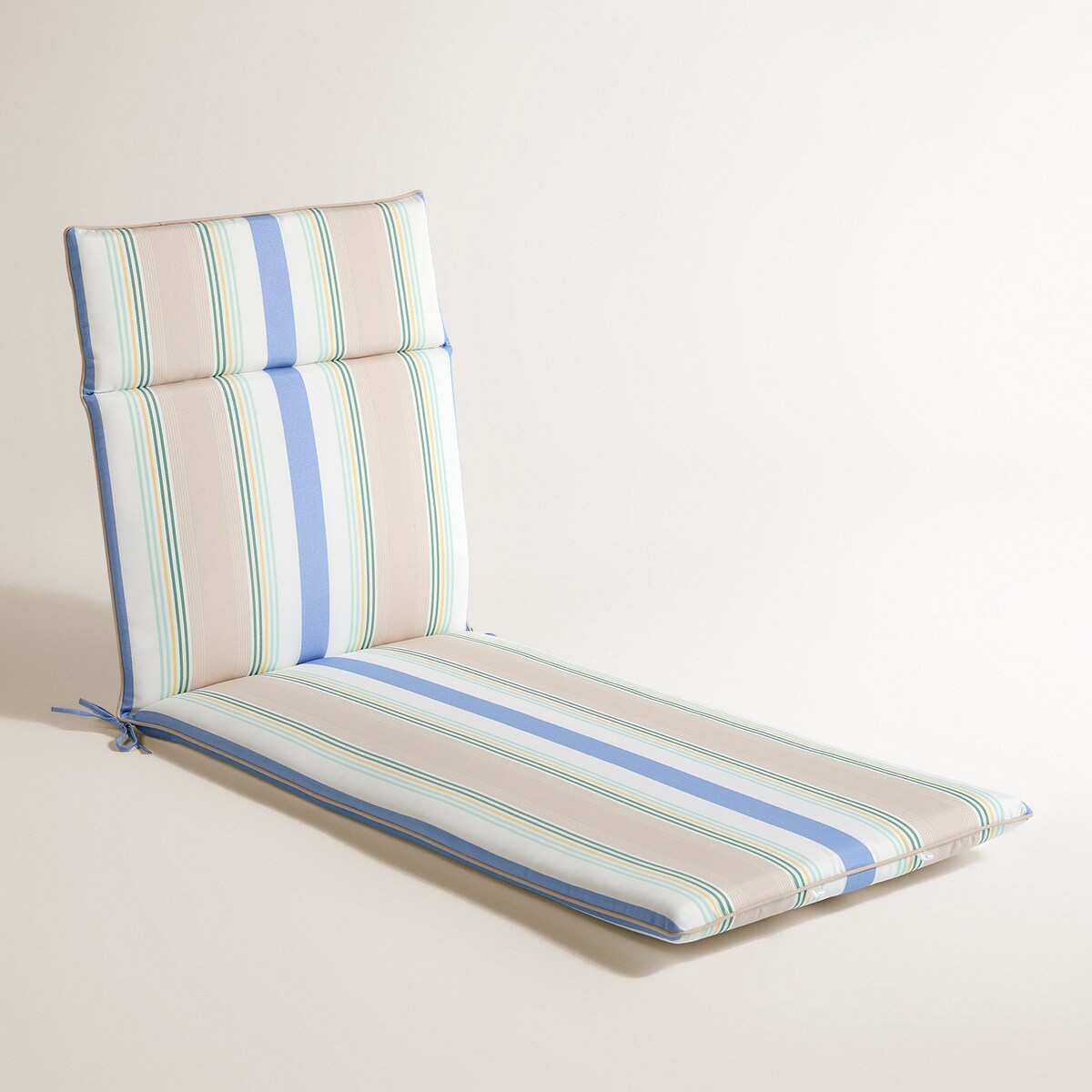 Cojín de rayas para tumbona 230 gr Basics El Corte Inglés Multicolor-1