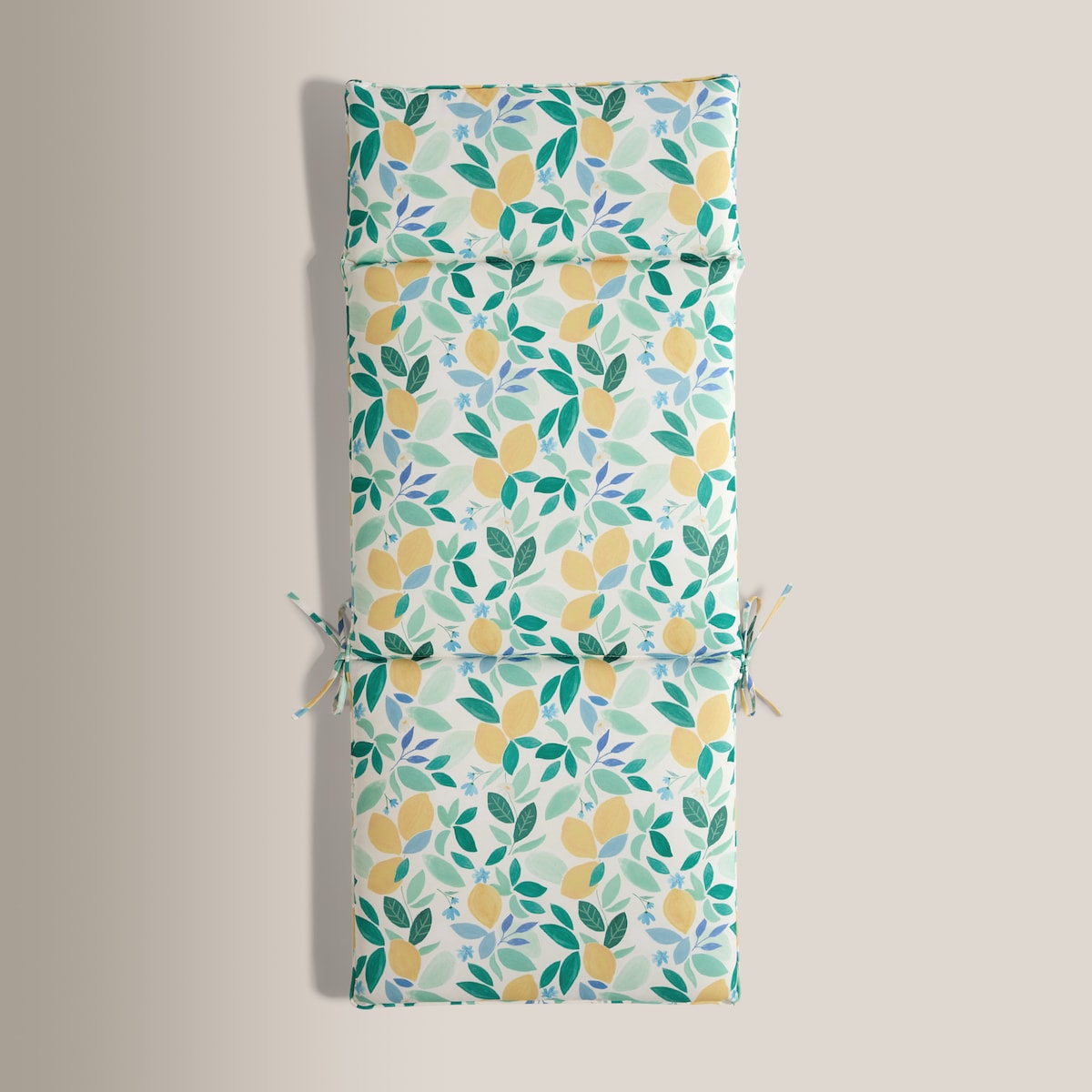 Cojín de asiento con respaldo alto Lemon Basics El Corte Inglés Multicolor-5