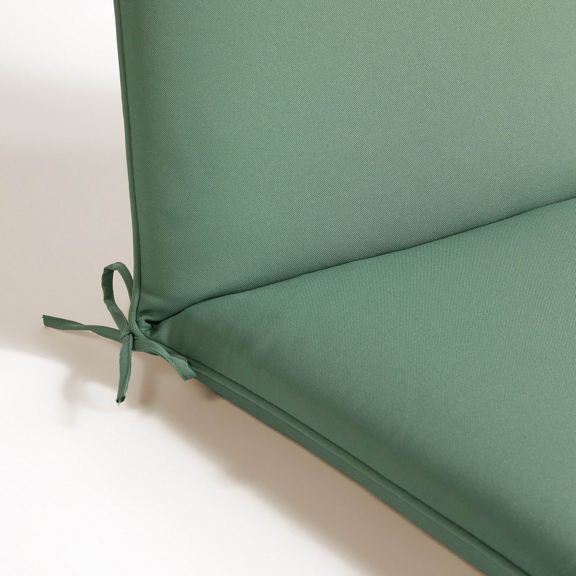 Cojín de asiento con respaldo alto 230 gr Liso Basics El Corte Inglés Verde oscuro-3