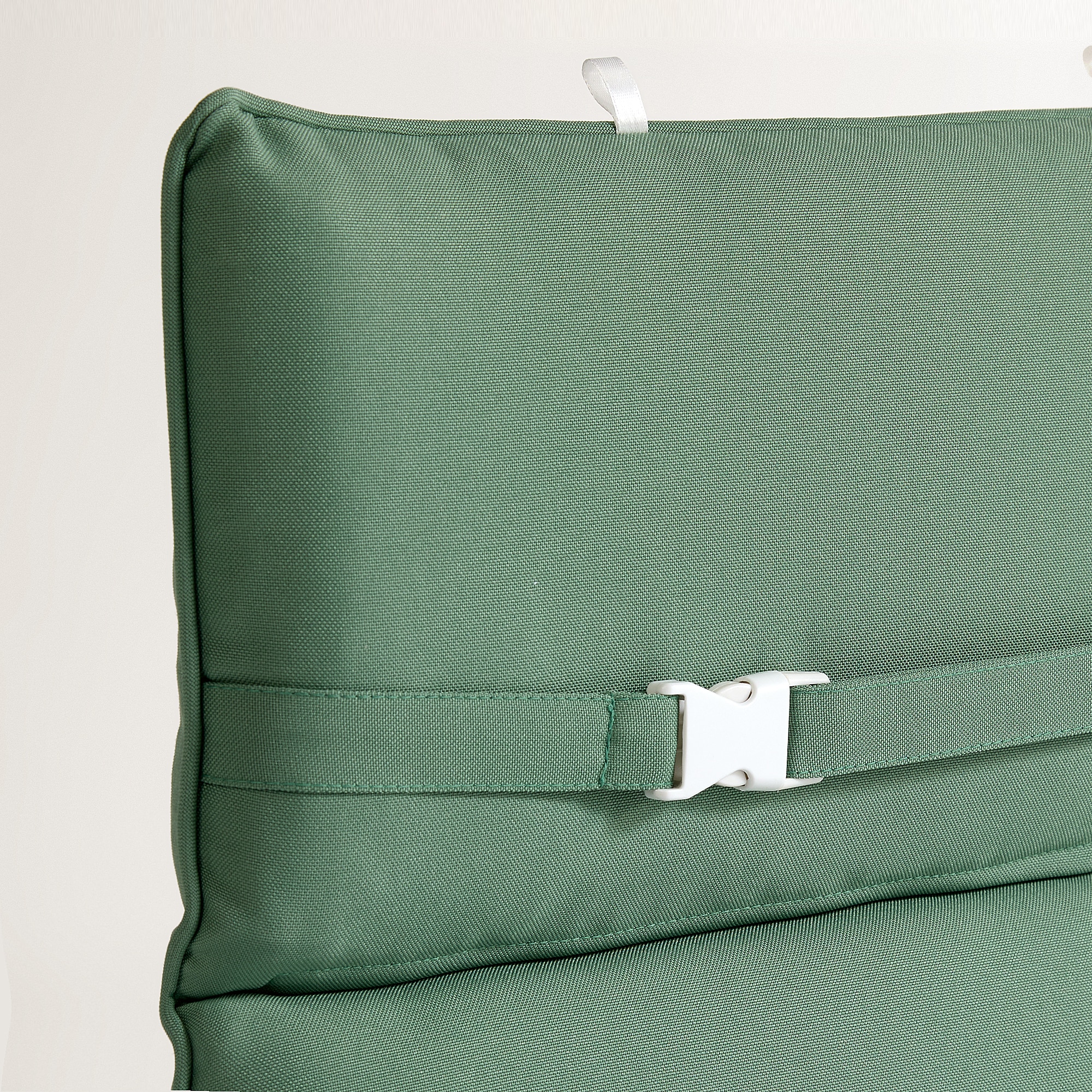 Cojín de asiento con respaldo alto 230 gr Liso Basics El Corte Inglés Verde oscuro-4