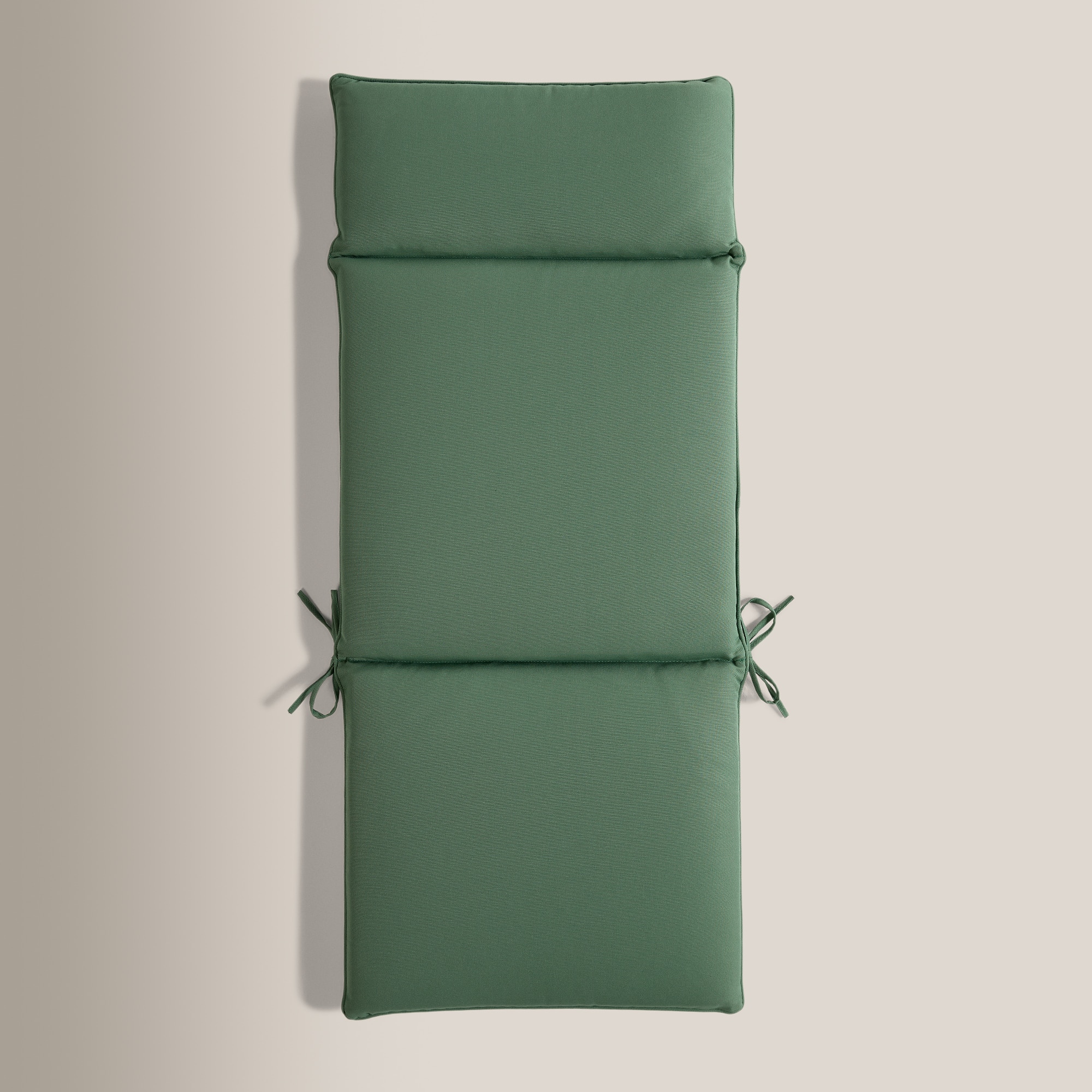 Cojín de asiento con respaldo alto 230 gr Liso Basics El Corte Inglés Verde oscuro-5
