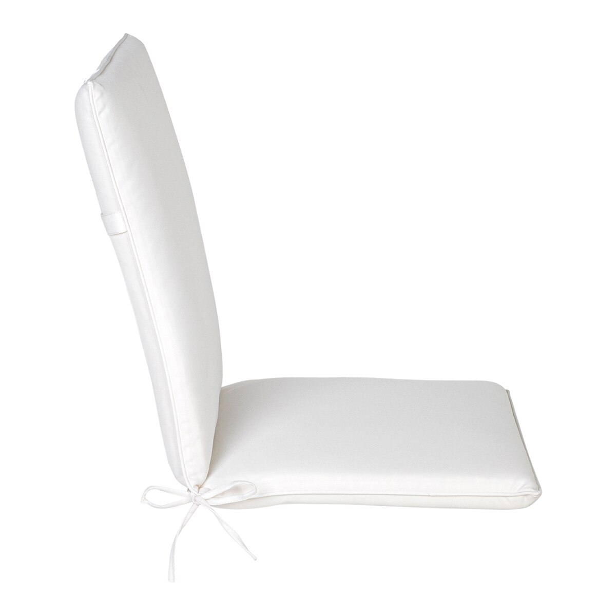 Cojín de asiento con respaldo bajo Basic El Corte Inglés - Blanco roto Blanco roto-2