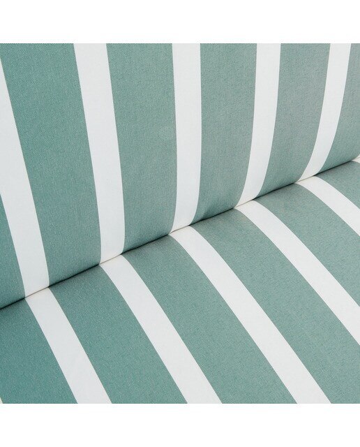 Cojín de rayas para asiento con respaldo bajo 160 gr Basics El Corte Inglés Verde-4