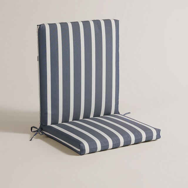 Imagen 0 de Cojín de rayas para asiento con respaldo bajo 160 gr Basics El Corte Inglés