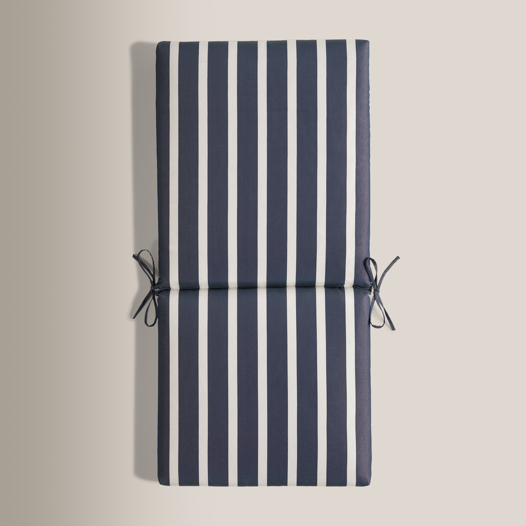Cojín de rayas para asiento con respaldo bajo 160 gr Basics El Corte Inglés Navy / Blanco-5