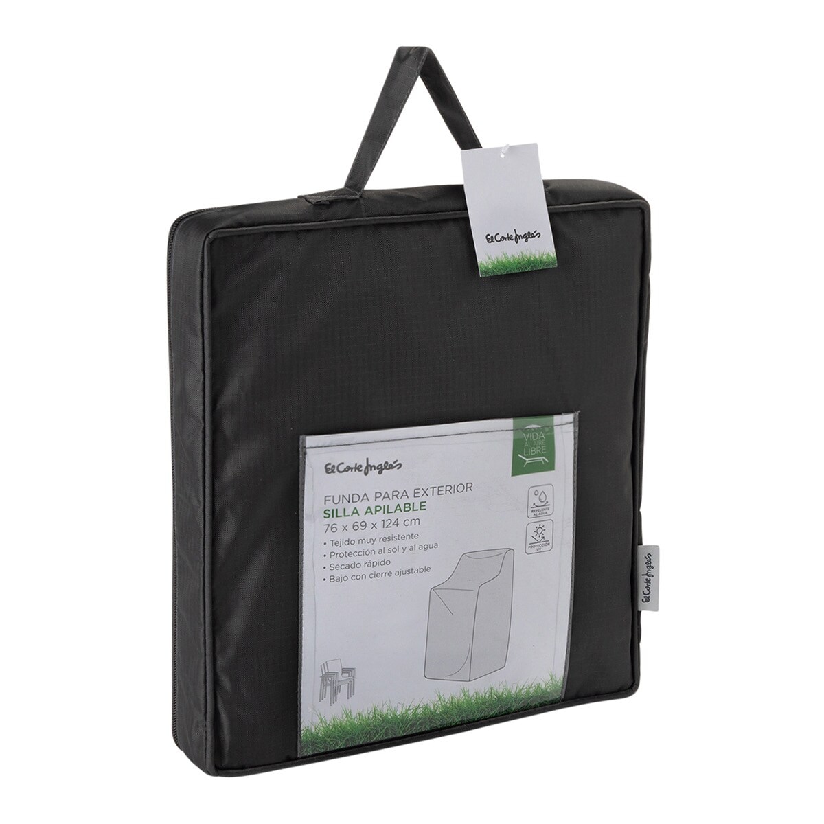 Capa para cadeirão empilhável de jardim Cover Cinzento-2