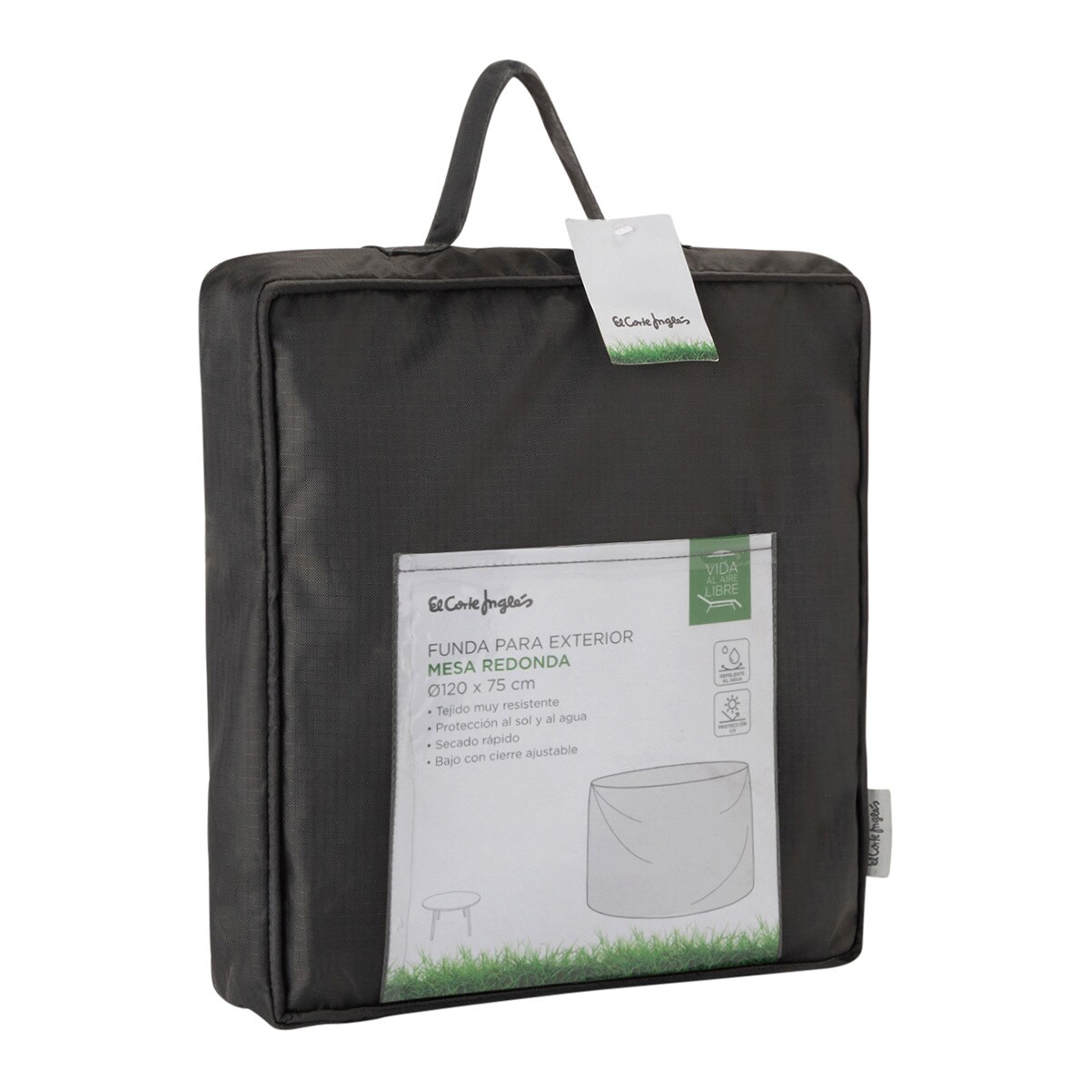 Capa para mesa redonda de jardim Cover Cinzento-2