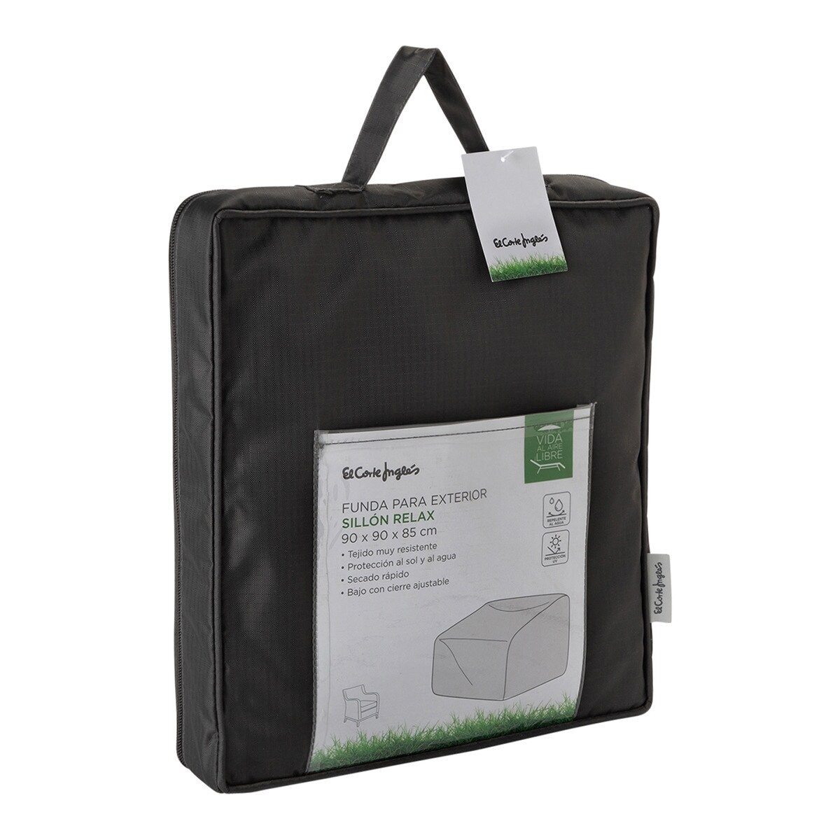 Capa para Cadeira Relax de Jardim Cover Cinzento-2