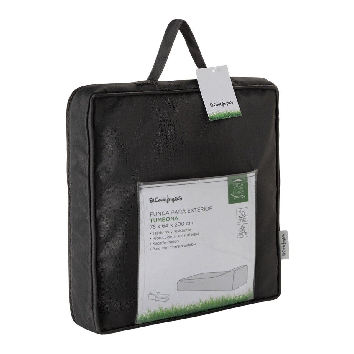 Capa para espreguiçadeira Cover Cinzento-2