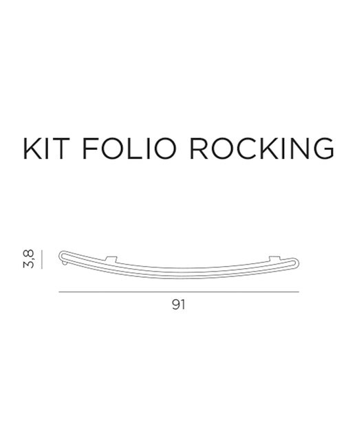 Conjunto de 2 Pés Reclináveis Folio Verde-2