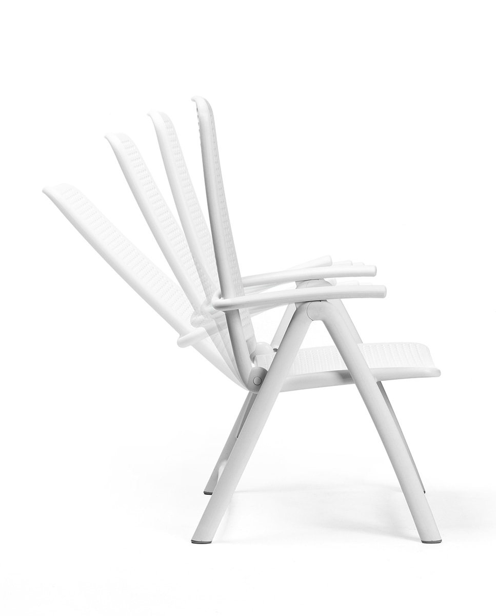Imagen 3 de Sillón de jardín plegable Darsena Nardi - Blanco Blanco