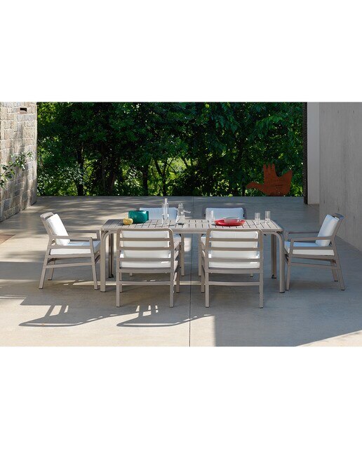 Sillón de jardín Aria Nardi - Topo / Blanco Topo / Blanco-3