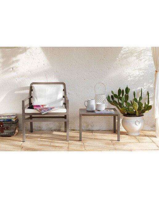 Sillón de jardín Aria Nardi - Topo / Blanco Topo / Blanco-4
