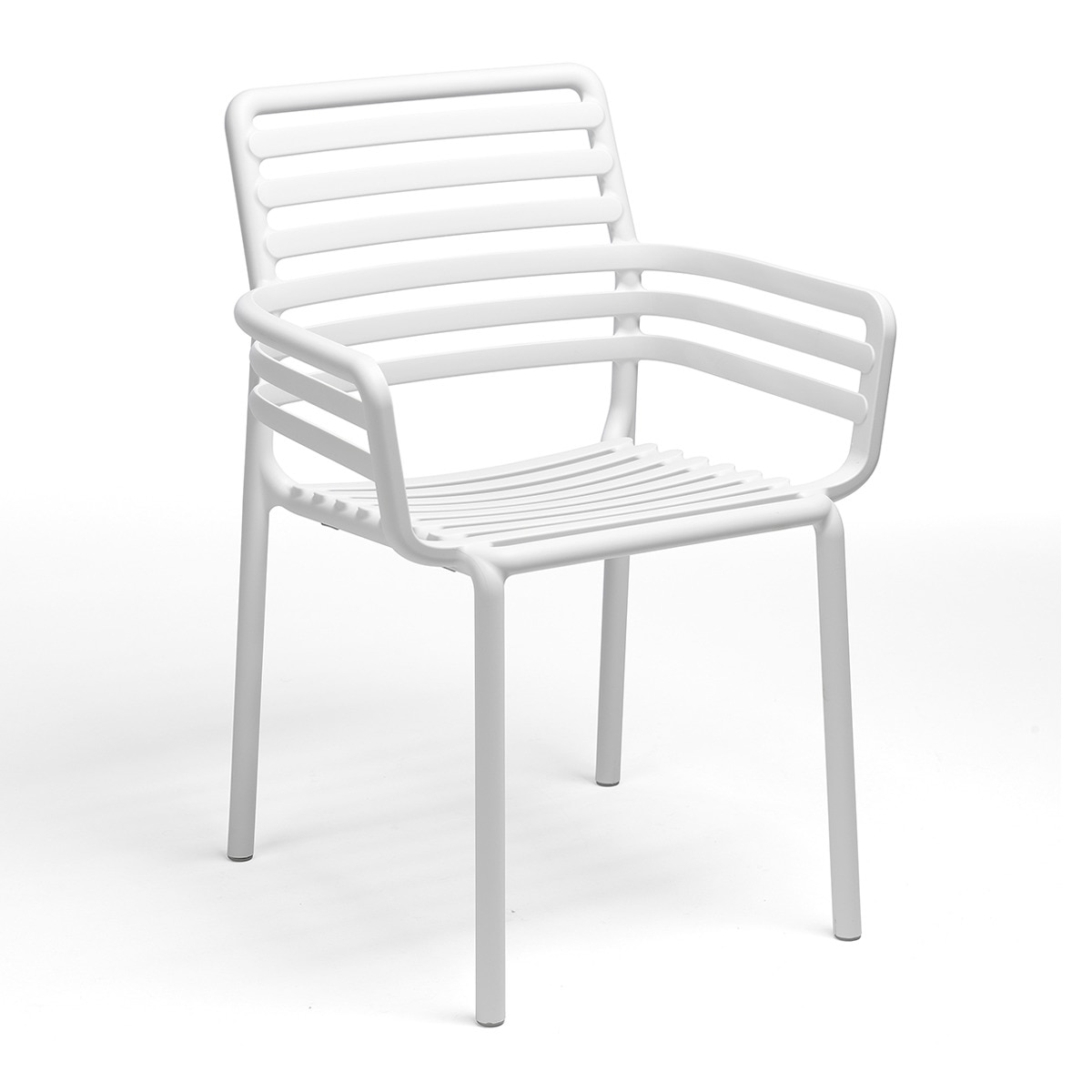 Sillón de jardín apilable Doga Nardi - Blanco Blanco-1