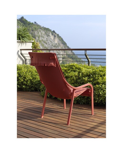 Sillón bajo de jardín Net Nardi - Coral Coral-2