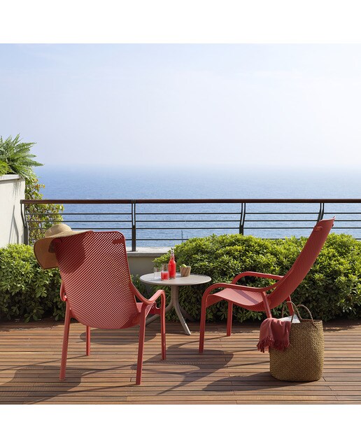 Sillón bajo de jardín Net Nardi - Coral Coral-4