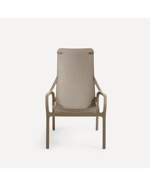 Poltrona Baixa de Mesa de Refeições de Jardim Net Taupe-2