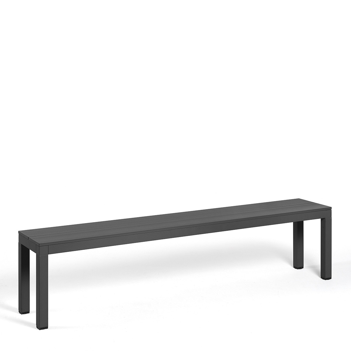 Banco de jardín de aluminio Río Nardi - Antracita Antracita-1