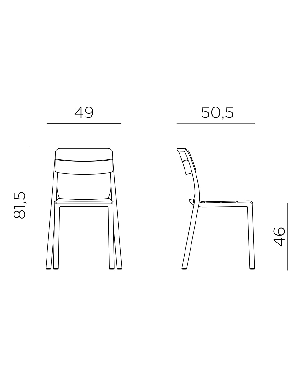 Silla de jardín Cassia Nardi - Crema Crema-4