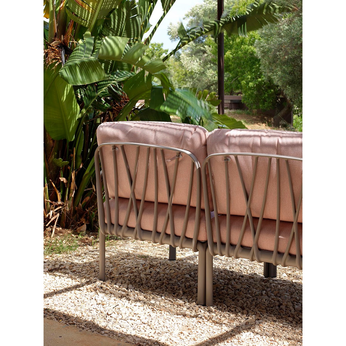 Coleção de Jardim Komodo - Taupe/Rosa 2
