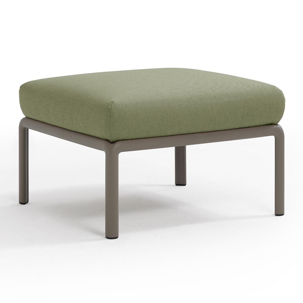 Puf de jardín de resina Komodo Nardi - Topo / Verde Oscuro Topo / Verde Oscuro-1