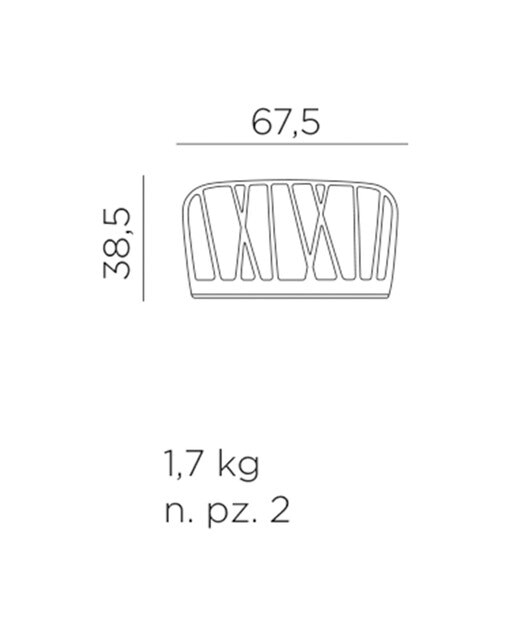 Brazo para sillón de jardín Komodo Nardi - Topo Topo-2
