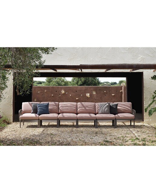 Módulo central para sofá de jardín Komodo Nardi - Topo / Rosa Topo / Rosa-2