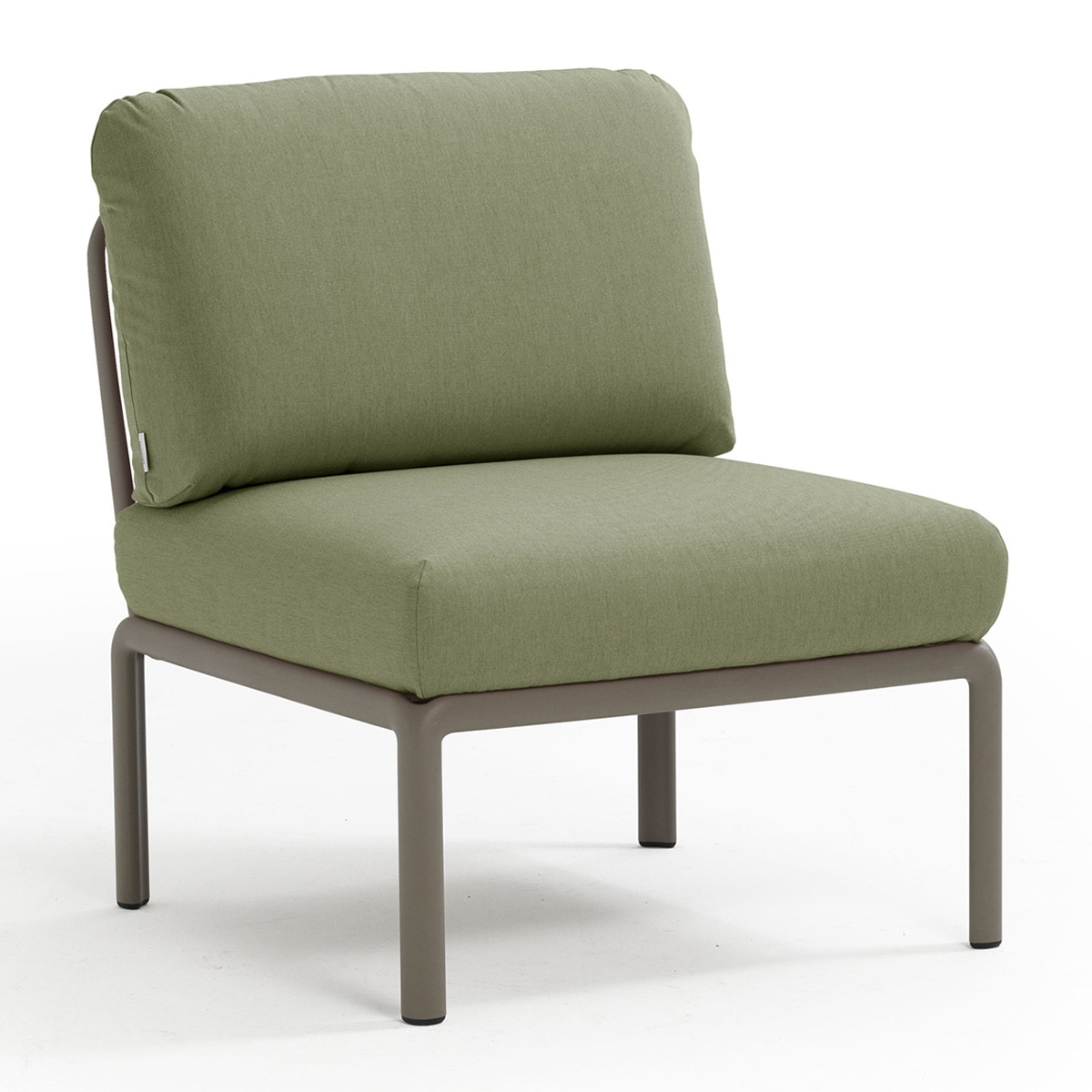 Módulo central para sofá de jardín Komodo Nardi - Topo / Verde Oscuro Topo / Verde Oscuro-1