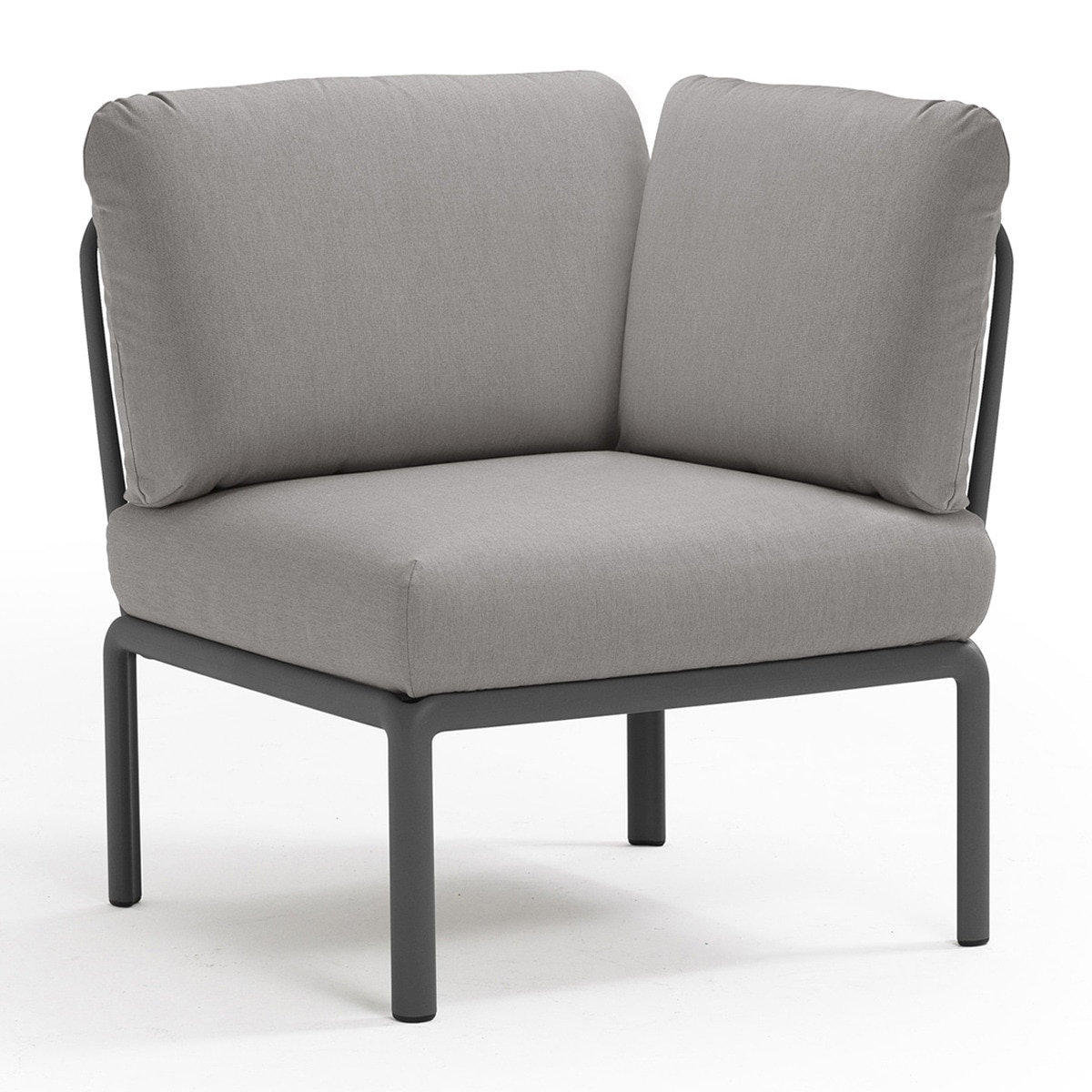 Módulo de Esquina para Sofá de Jardim Komodo Antracite/Cinzento-Escuro-1