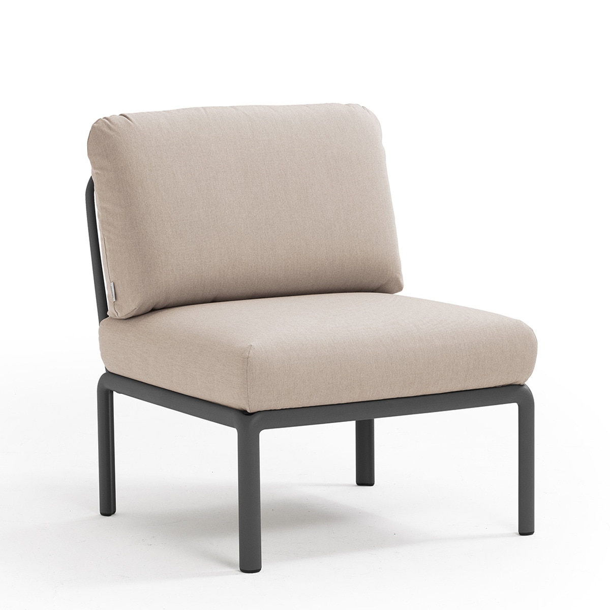 Módulo central para sofá de jardín Komodo Nardi - Antracita / Beige Antracita / Beige-1