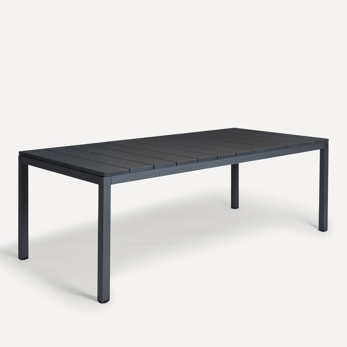 Mesa de jardín extensible Río Nardi - Antracita 100 x 210 cm Antracita-1