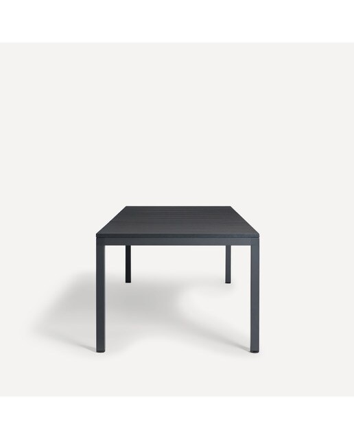 Mesa de jardín extensible Río Nardi - Antracita 100 x 210 cm Antracita-3