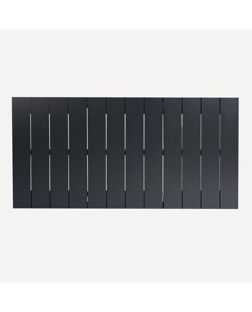 Mesa de jardín extensible Río Nardi - Antracita 100 x 210 cm Antracita-4