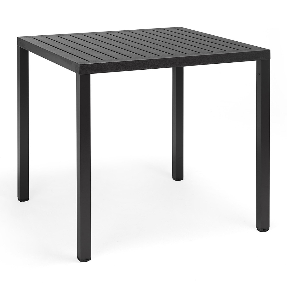 Mesa de centro de jardín de resina apilable Cube 80 Nardi - Antracita Antracita-1