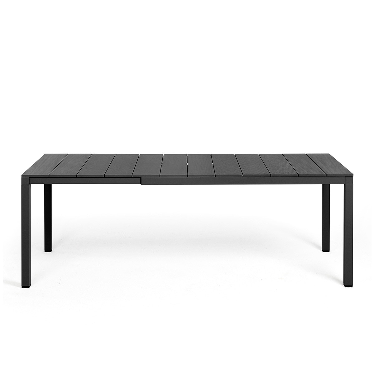 Mesa de jardín extensible de aluminio Rio Nardi - Antracita 85 x 140 cm Antracita-1