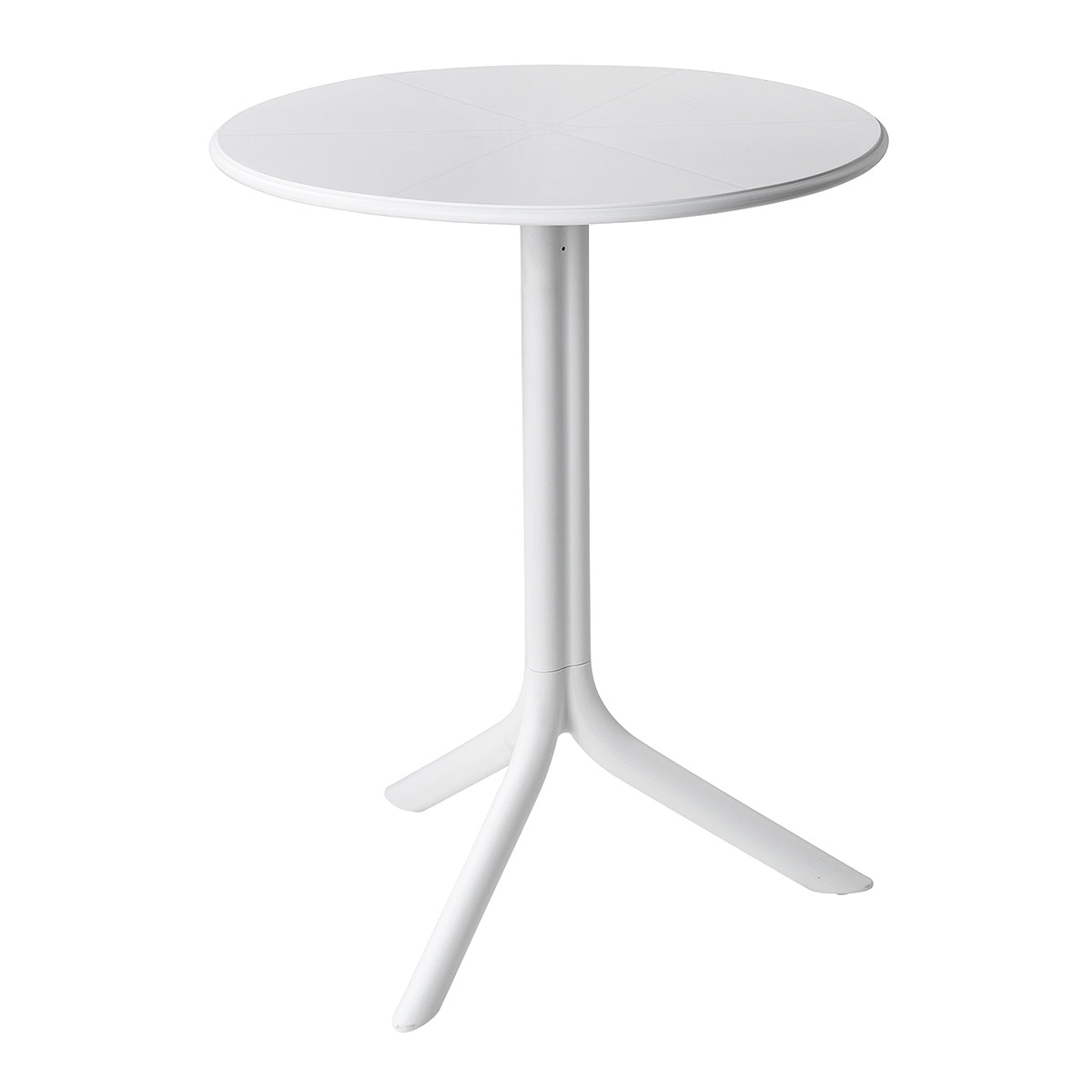 Mesa auxiliar de jardín redonda Spritz Nardi - Blanco Blanco-1