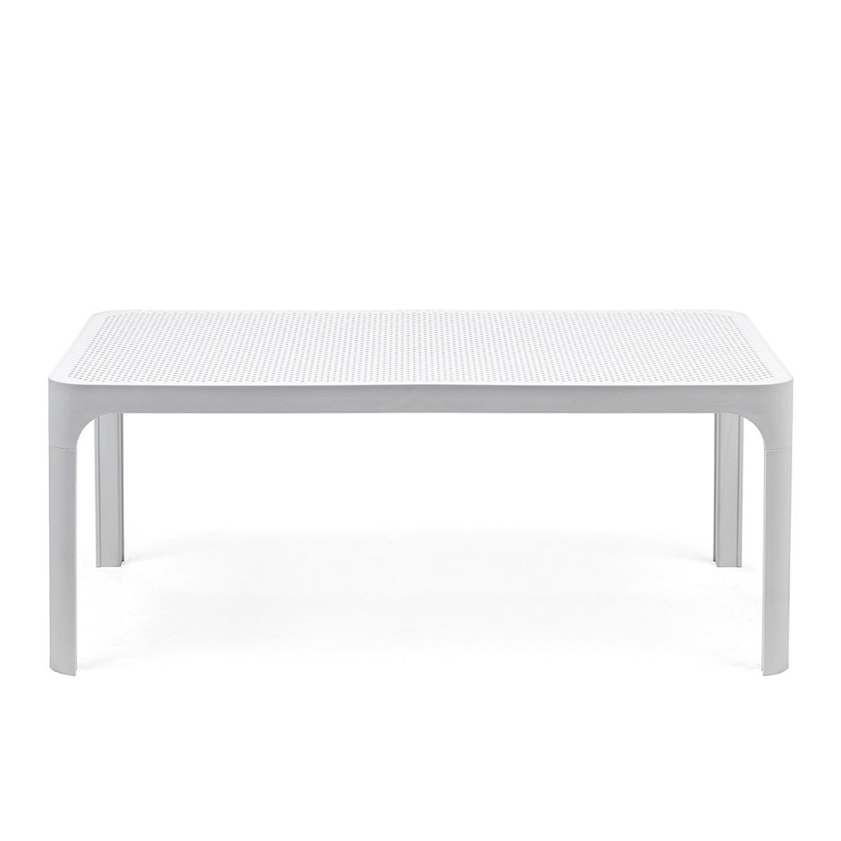 Mesa de jardín de resina Net Nardi - Blanco Blanco-1